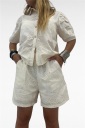 completo camicia e shorts royal